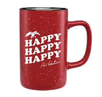 Happy Happy Happy Ceramic 16 oz. Mug