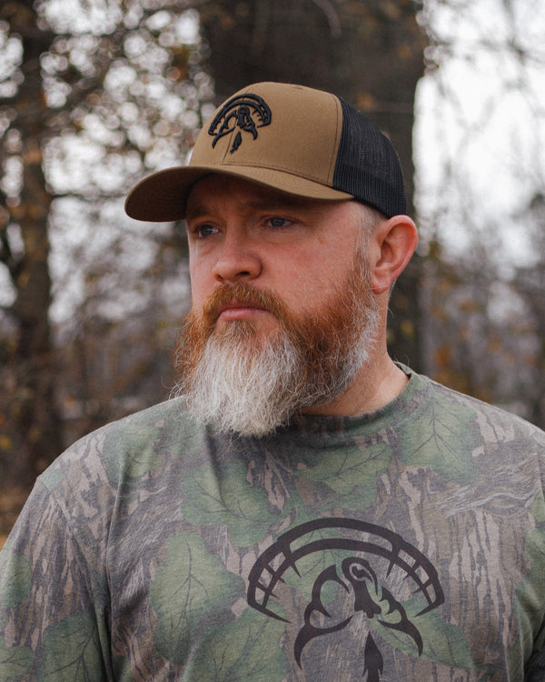 Strut Commander Coffee/Black Icon Hat
