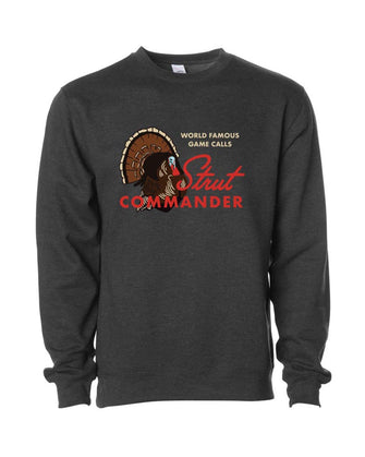 Strut Commander World Famous Charcoal Crewneck Sweatshirt