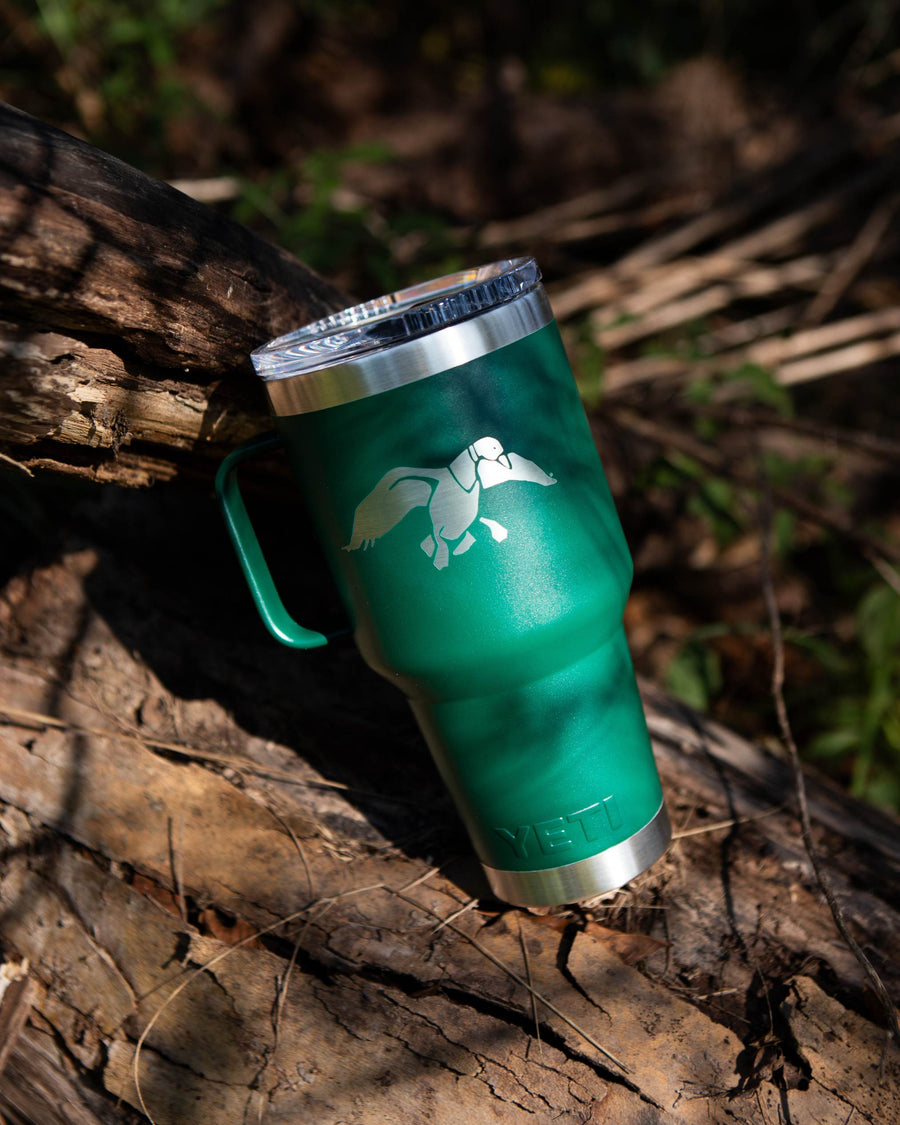 Duck Commander 30oz Forest Green Icon Yeti Rambler Travel Mug