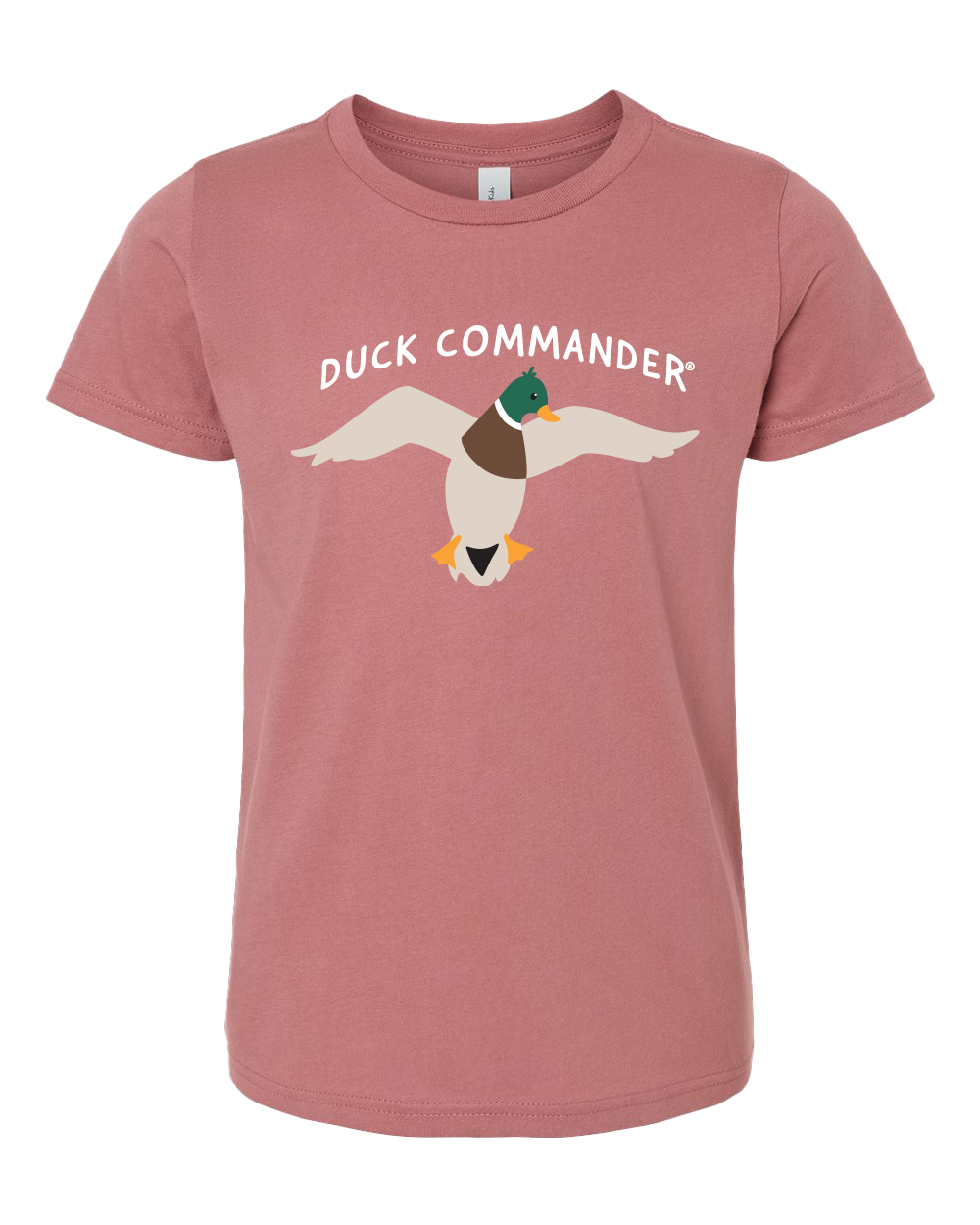 Duck Commander Heather Mauve Toddler Logo Tee