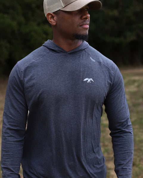 Duck Commander Bamboo Iron Long Sleeve Hoodie