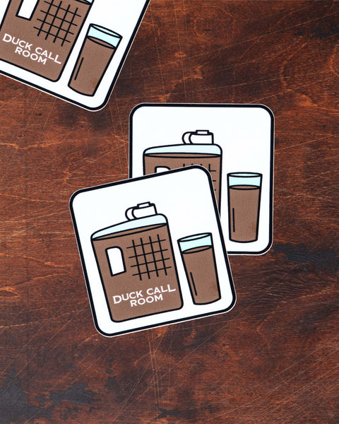 Duck Call Room Sweet Tea Sticker