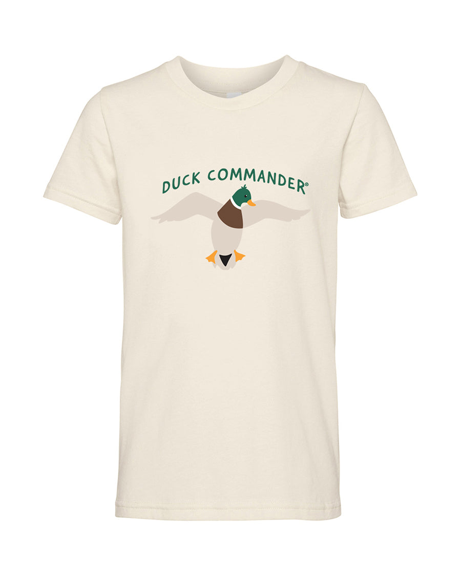 Duck Commander Cream Youth Logo Tee