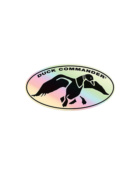 Holographic Duck Commander Decal Sticker
