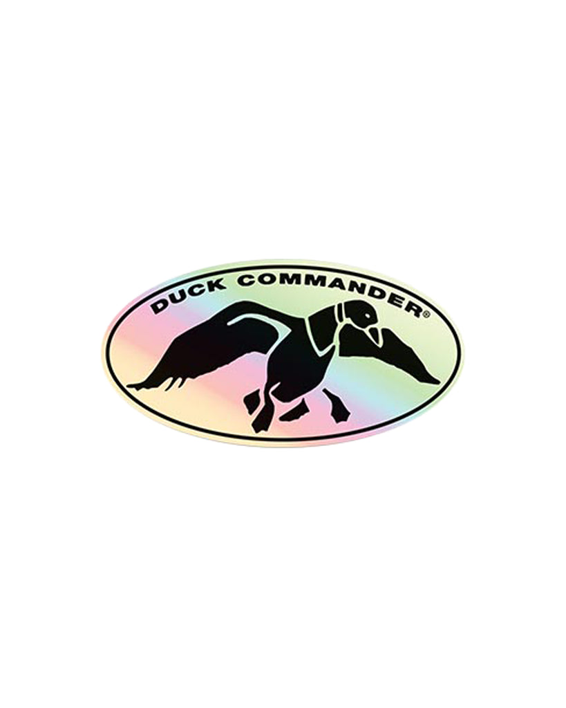 Holographic Duck Commander Decal Sticker