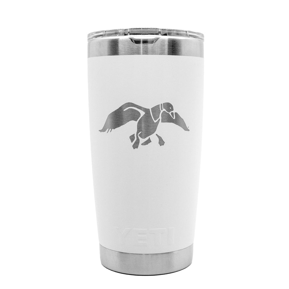 Duck Commander 20oz White Icon Yeti Rambler