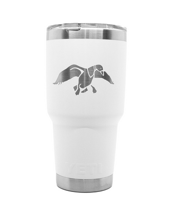 Duck Commander 30oz White Icon Yeti Rambler