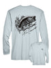 Fin Commander Sketch Long Sleeve Performance Tee