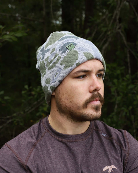 Duck Commander Marsh Camo Beanie