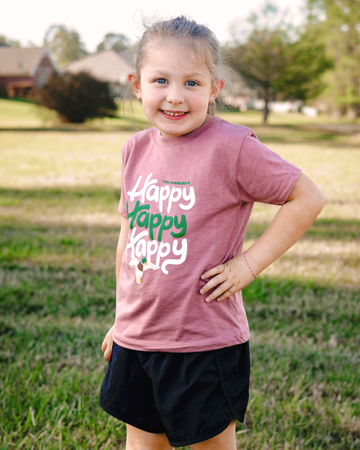 Duck Commander Mauve Youth/Toddler Happy Tee