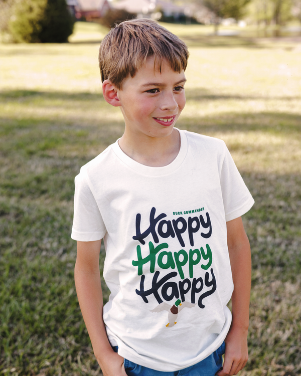 Duck Commander Cream Youth/Toddler Happy Tee