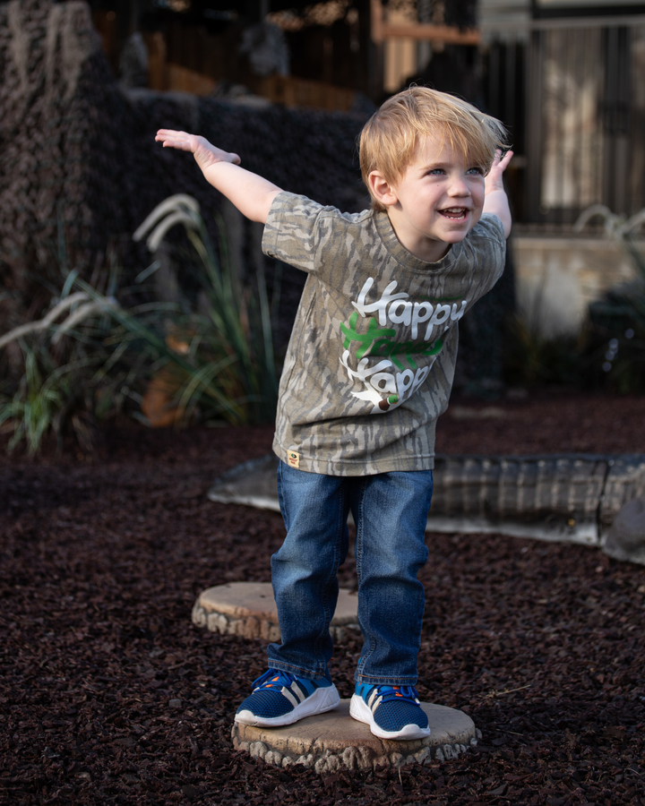 Duck Commander Mossy Oak Bottomland Toddler/Youth Happy Tee