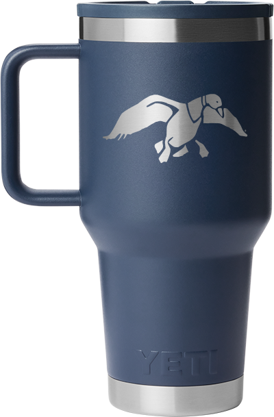 Duck Commander 30oz Navy Icon Yeti Rambler Straw Mug