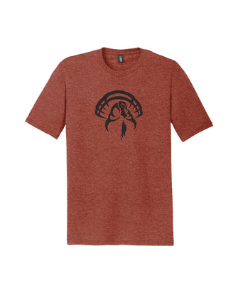 Strut Commander Rust Logo Triblend Tee