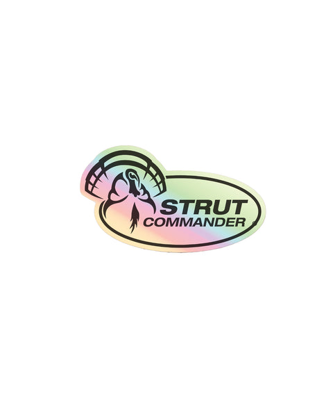 Holographic Strut Commander Decal Sticker