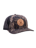 Strut Commander Turkey Tracks Leather Patch Hat in Realtree Timber