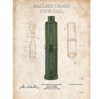 Phil's Lanyard Series: Mallard Drake Art Print