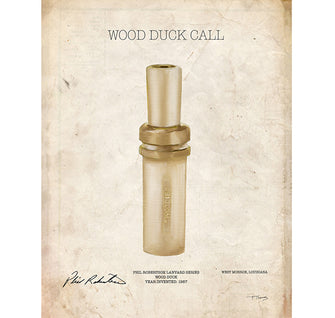Phil's Lanyard Series: Wood Duck Call Art Print