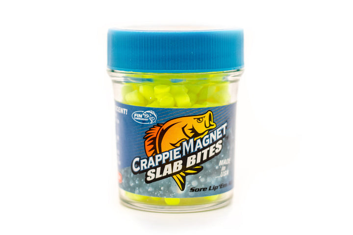 Fin Commander Crappie Magnet Slab Bites Chartreuse