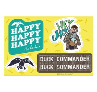 Duck Commander Sticker Pack - Happy Happy Happy
