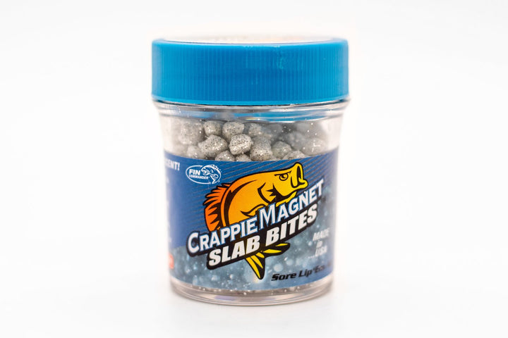 Fin Commander Crappie Magnet Slab Bites Silver Glitter