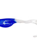 Fin Commander Slab Curly Blue/White 12 pack of bait