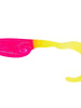 Fin Commander Slab Curly Pink/Chartreuse 12 pack of bait