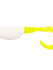 Fin Commander Slab Curly White/Chartreuse 12 pack of bait