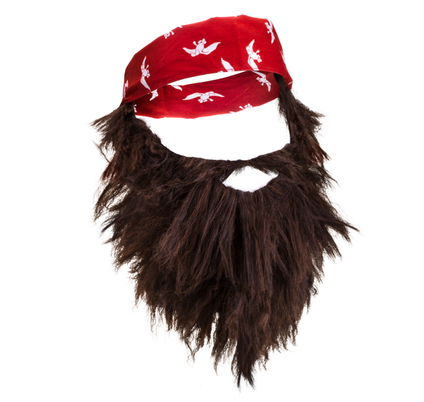 Dress Up Beard And Bandana Combo